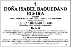 Isabel Baquedano Elvira